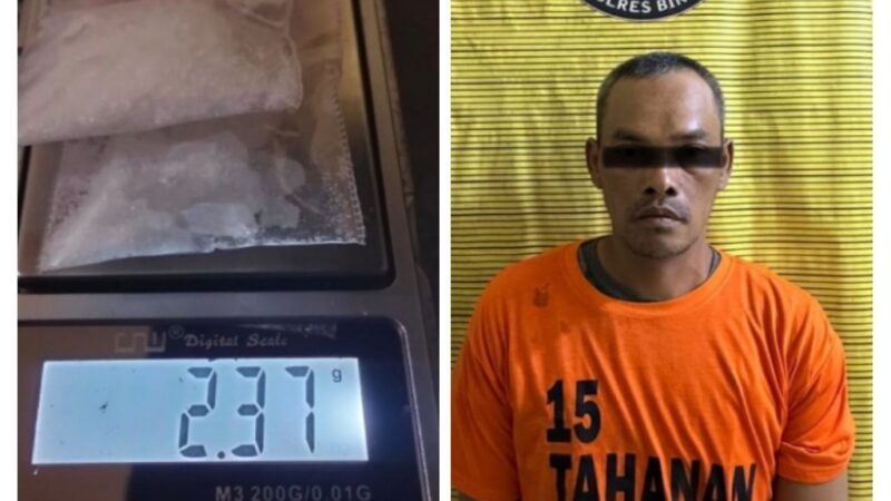 Terima Informasi dari Masyarakat, Seorang Pria Sedang Edarkan Sabu Ditangkap Polres Binjai