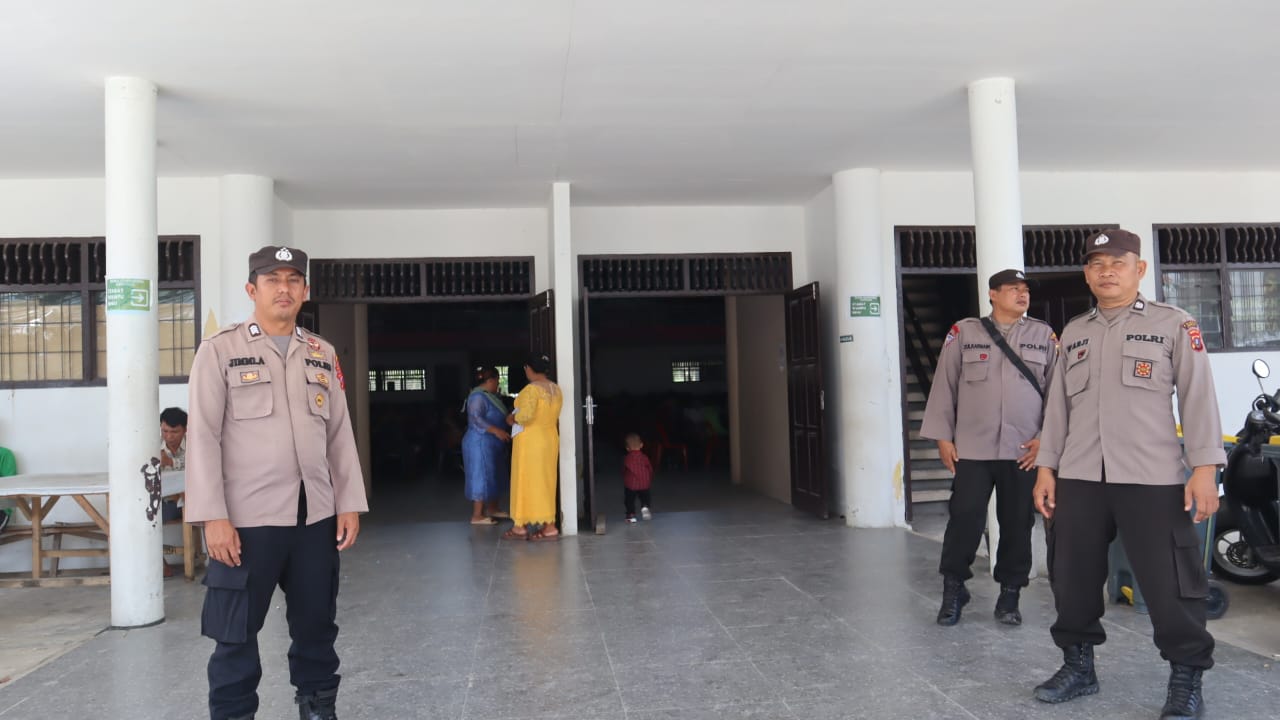 Polres Langkat Amankan Pesta Puncak Tahun Transformasi HKBP Distrik XXIII