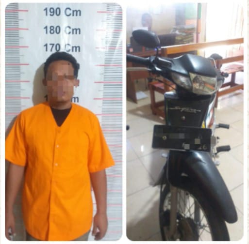 Kasus Pencurian Sepeda Motor, Pelaku Berhasil Ditangkap Polsek Bahorok 