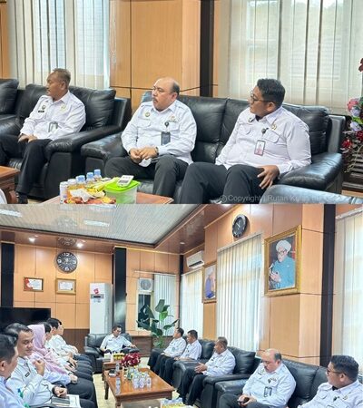 Dampingi Kakanwil Ditjenpas Kalsel Gelar Audiensi, Karutan Tanjung Kunjungan ke Kantor Bupati Balangan Bahas Pembangunan Lapas Baru