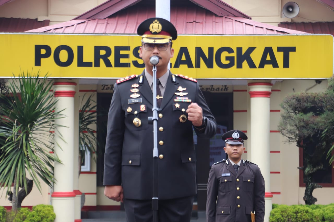 Upacara Hari Kesaktian Pancasila di Mapolres Langkat, Dibacakan Ikrar Tekat Pertahankan Pancasila