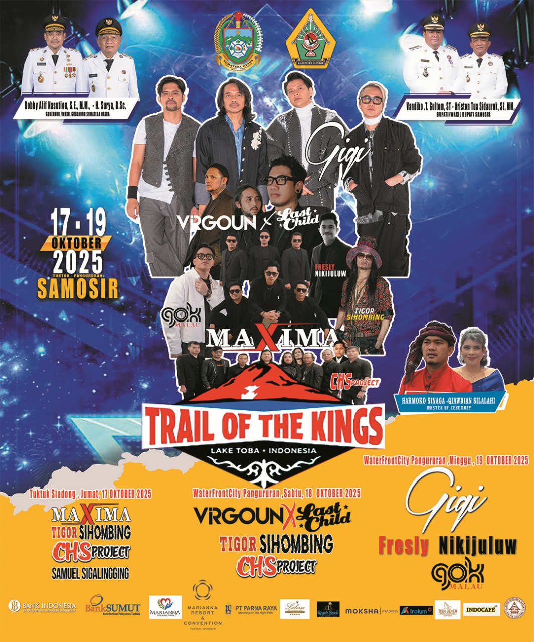 Trail of The Kings 2025 akan Digelar di Samosir pada 17-19 Oktober yang di Ikuti oleh 28 Negara.