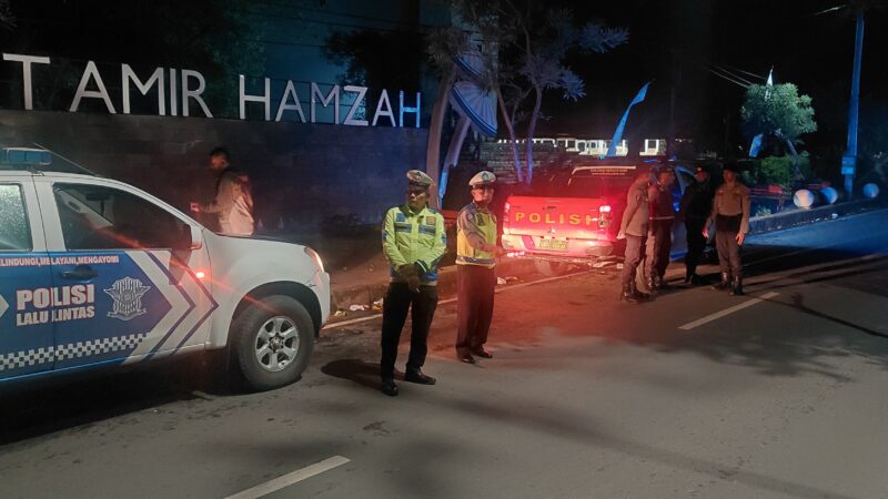 Sat Lantas Polres Langkat Gelar Patroli Rutin Malam Hari