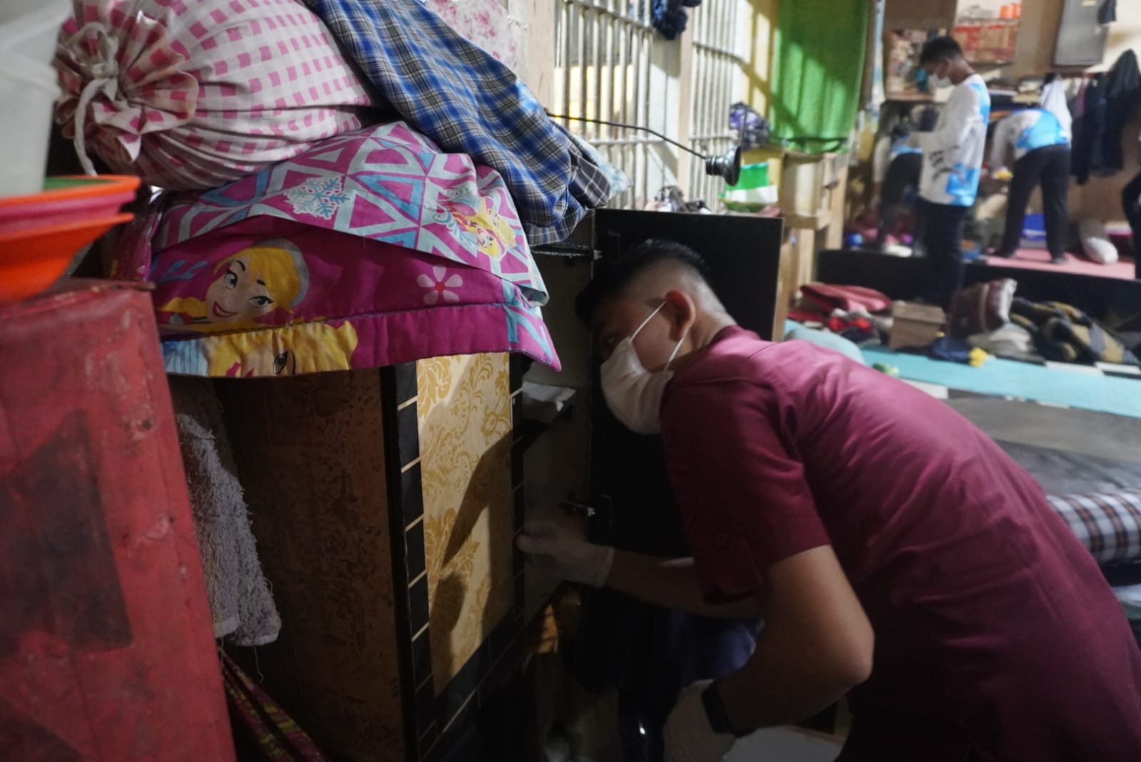 Gelar Razia Malam, Wujudkan Lapas Narkotika Langkat Bersih dari Handphone dan Narkoba