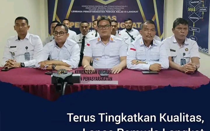Terus Tingkatkan Kualitas, Lapas Pemuda Langkat Ikuti Anev Capaian Kinerja Triwulan III Tahun 2025
