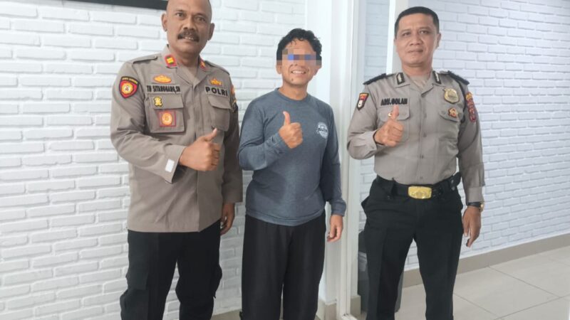 Tanggung Jawab Kemanusiaan Polres Samosir di Tengah Pengamanan Event Trail Of The Kings 2025 Lake Toba.