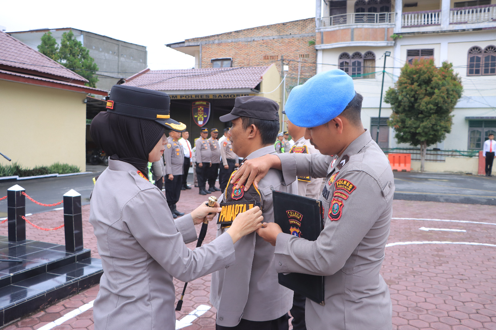 Polres Samosir Launching Pamapta : Perkuat Fungsi SPKT untuk Pelayanan Publik yang Lebih Humanis.
