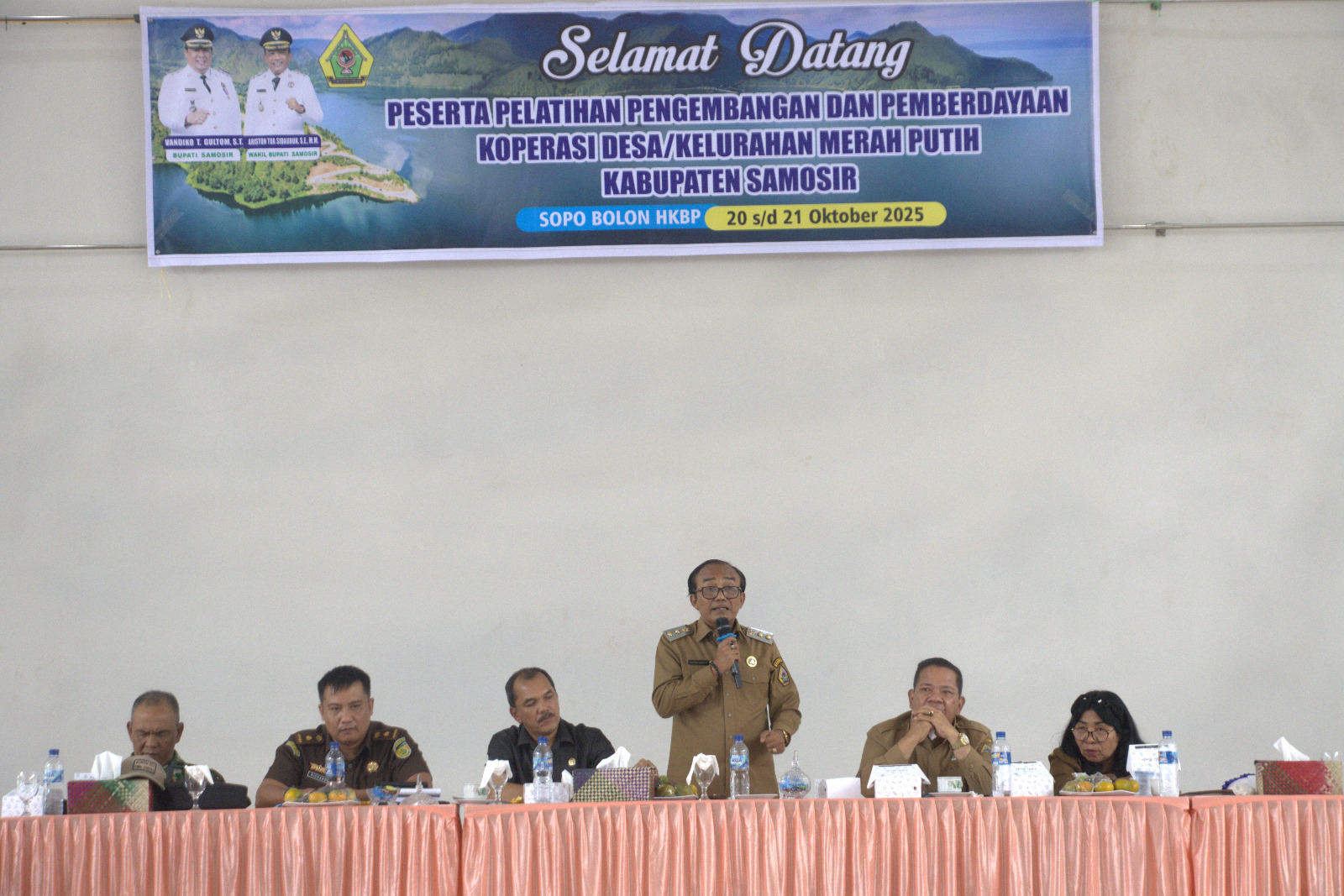 Pemkab Samosir Gelar Pelatihan Pengembangan dan Pemberdayaan Koperasi Merah Putih.