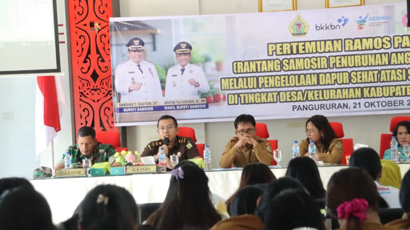 WABUP ARISTON TUA SIDAURUK: Ramos Pantas Jadi Langkah Nyata Wujudkan Samosir Bebas Stunting.