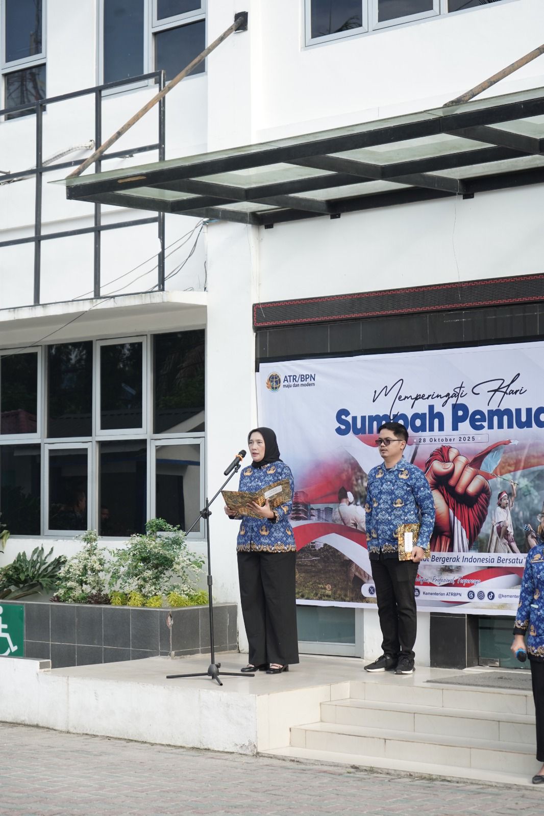 Kantor Pertanahan Deli Serdang Gelar Upacara Peringatan Hari Sumpah Pemuda ke-97