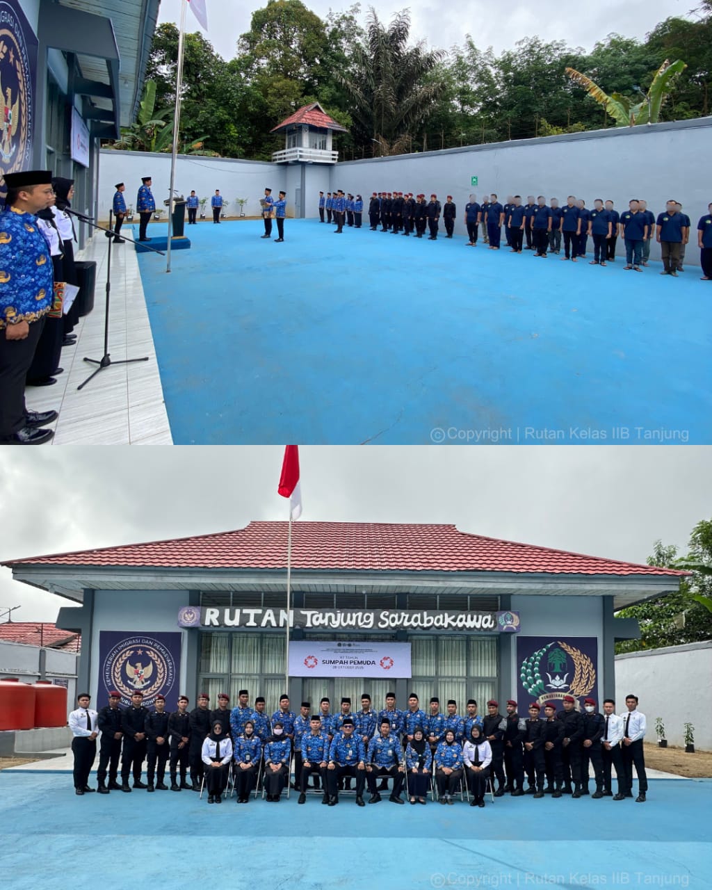 Rutan Tanjung Laksanakan Upacara Hari Sumpah Pemuda dengan Mengusung Tema “Pemuda Pemudi Bergerak, Indonesia Bersatu