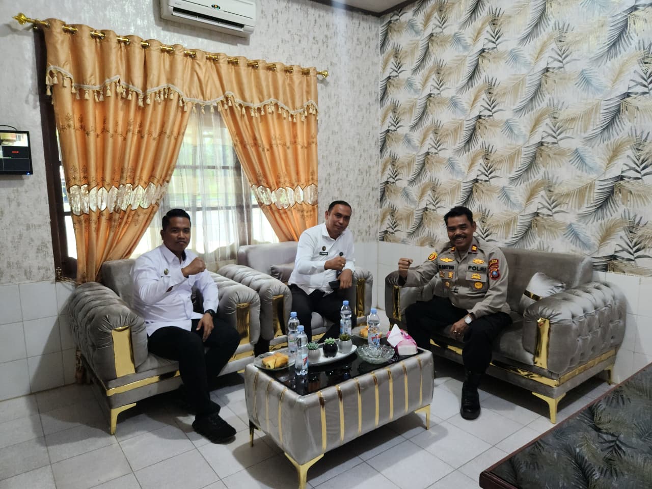 Perkuat Sinergi dan Kolaborasi, Rutan Tanjung Pura Kunjungi Polsek Tanjung Pura