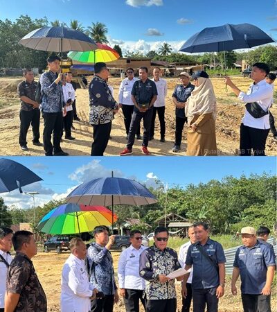 Karutan Tanjung Dampingi Kakanwil Ditjenpas Kalsel Tinjau Langsung Lahan dan Pembangunan Lapas Baru di Balangan