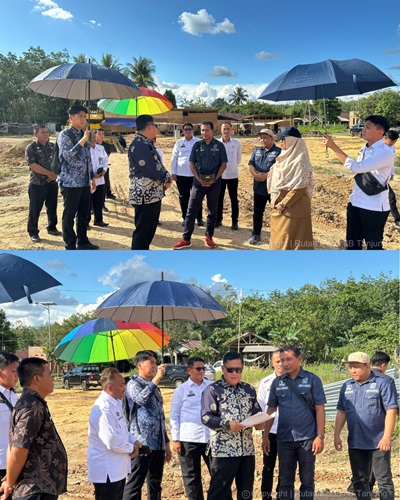 Karutan Tanjung Dampingi Kakanwil Ditjenpas Kalsel Tinjau Langsung Lahan dan Pembangunan Lapas Baru di Balangan