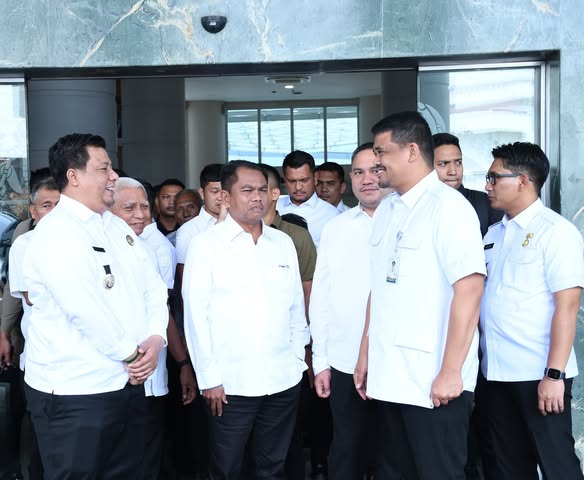 Bupati Samosir Hadiri Rakor Penyesuaian Tata Ruang dan Pertanahan se-Sumatera Utara