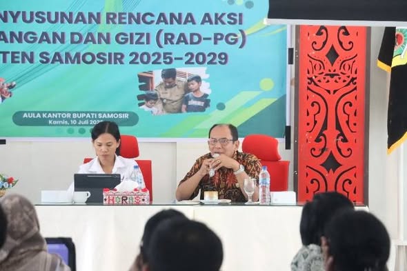Pemkab Samosir Susun Rencana Aksi Daerah Pangan dan Gizi 2025–2029