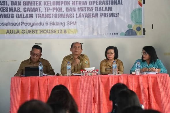 Pemkab Samosir Gelar Bimtek dan Koordinasi Pokjanal Posyandu Dukung Transformasi Layanan Primer