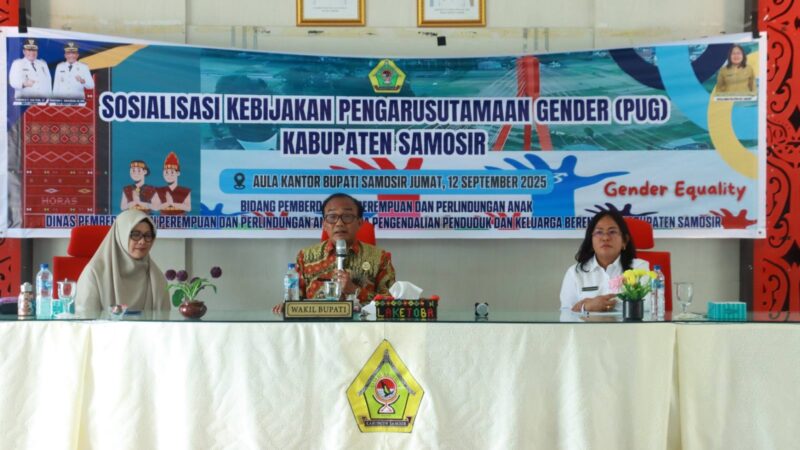 Pemkab Samosir Dorong Kesetaraan Gender Lewat Sosialisasi Pengarusutamaan Gender