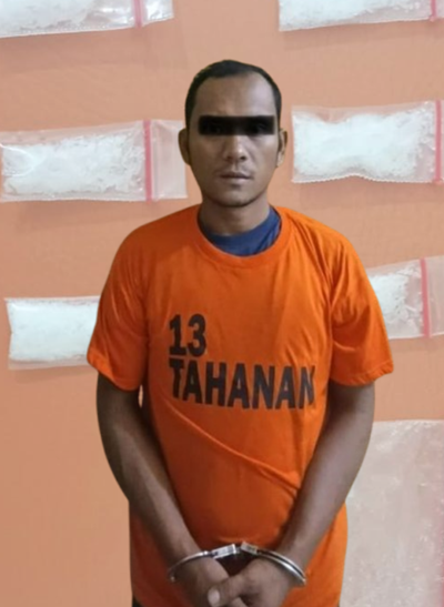 Bandar Narkoba di Bhakti Karya Binjai Selatan, Diringkus oleh Polres Binjai