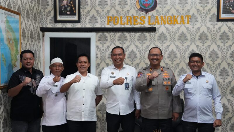Jalin Sinergitas, Karutan Tanjung Pura Audiensi ke Polres Langkat