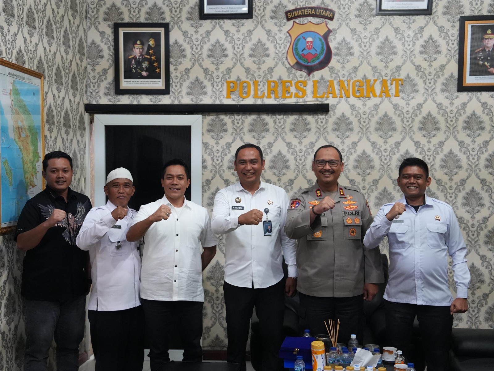 Jalin Sinergitas, Karutan Tanjung Pura Audiensi ke Polres Langkat