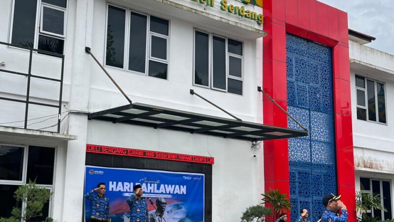 Kantor Pertanahan Deli Serdang Gelar Upacara Peringatan Hari Pahlawan 2025