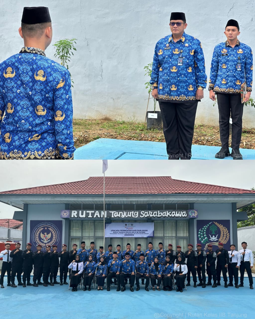 Peringati Hari Pahlawan Tahun 2025, Rutan Tanjung Gelar Upacara Bendera Sebagai Bentuk Penghormatan Atas Jasa Para Pahlawan