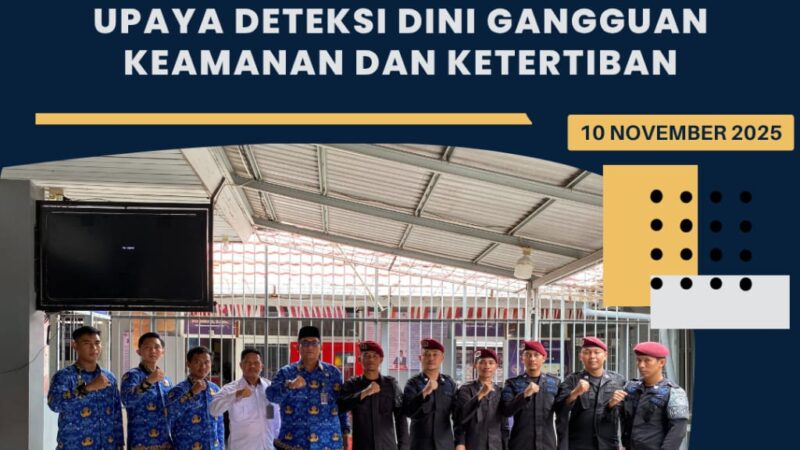 Rutan Tanjung Gelar Razia Rutin di Blok Hunian Sebagai Upaya Deteksi Dini Gangguan Keamanan dan Ketertiban