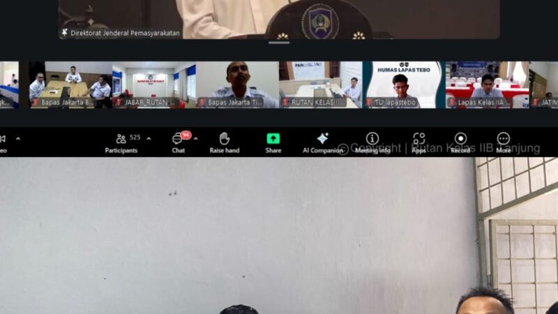 Rutan Tanjung Ikuti Penguatan Tentang Pedoman Strategi Branding Pemasyarakatan untuk Meningkatkan Identitas Instansi agar Dikenal Publik