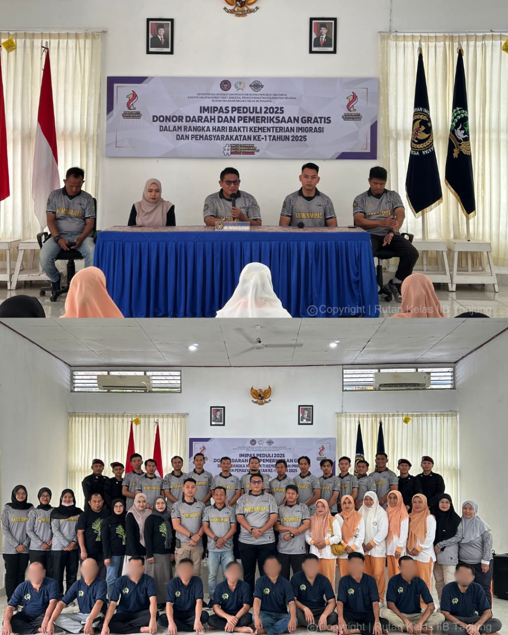 Peringati Hari Bakti Imigrasi dan Pemasyarakatan, Rutan Tanjung Laksanakan Pelayanan Pemeriksaan Kesehatan dan Donor Darah