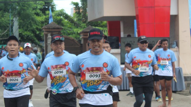 Ribuan Pelari Ramaikan Trisula Heroes Run Tahunan 2025 di Timika