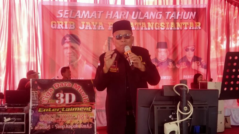 Ulang Tahun Ke-1 Berdirinya Grib Jaya Pematangsiantar, Pangeran Harahap Berikan Santunan kepada 300 Anak Yatim 