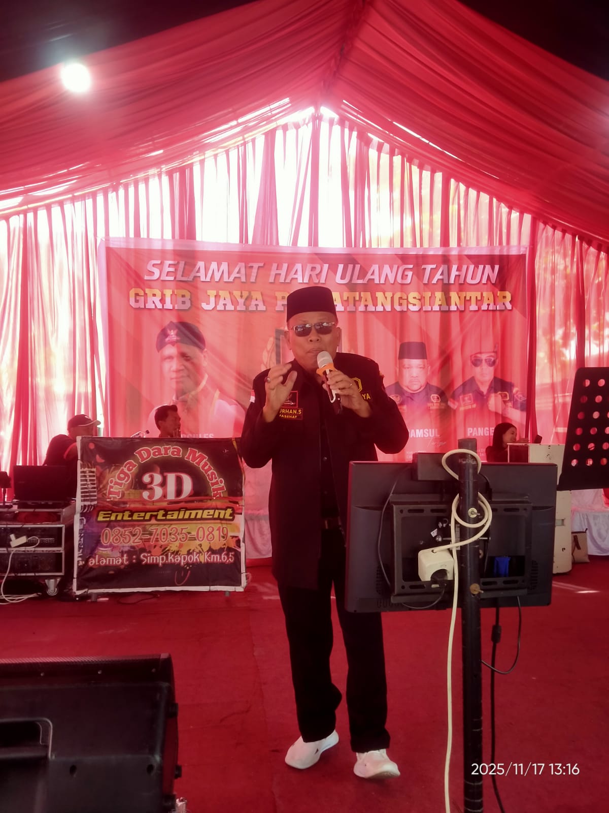 Ulang Tahun Ke-1 Berdirinya Grib Jaya Pematangsiantar, Pangeran Harahap Berikan Santunan kepada 300 Anak Yatim 