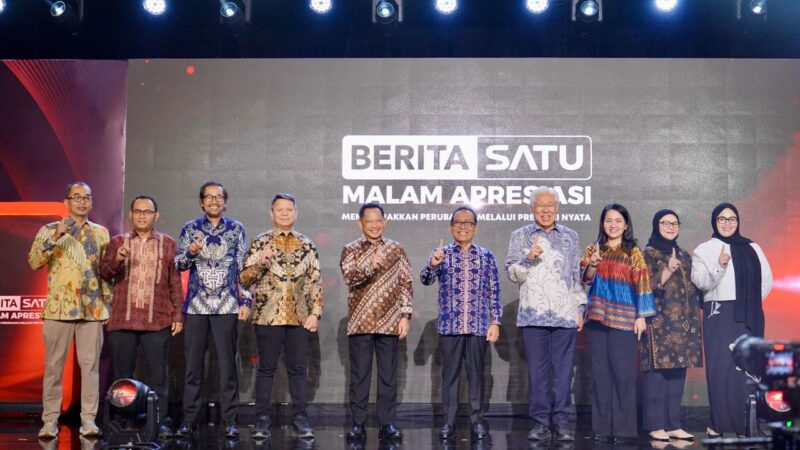 Kementerian ATR/BPN Raih Apresiasi BeritaSatu 2025 Kategori Inovasi Teknologi dan Layanan Publik