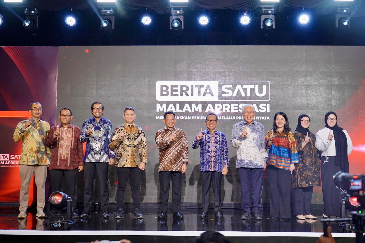 Kementerian ATR/BPN Raih Apresiasi BeritaSatu 2025 Kategori Inovasi Teknologi dan Layanan Publik