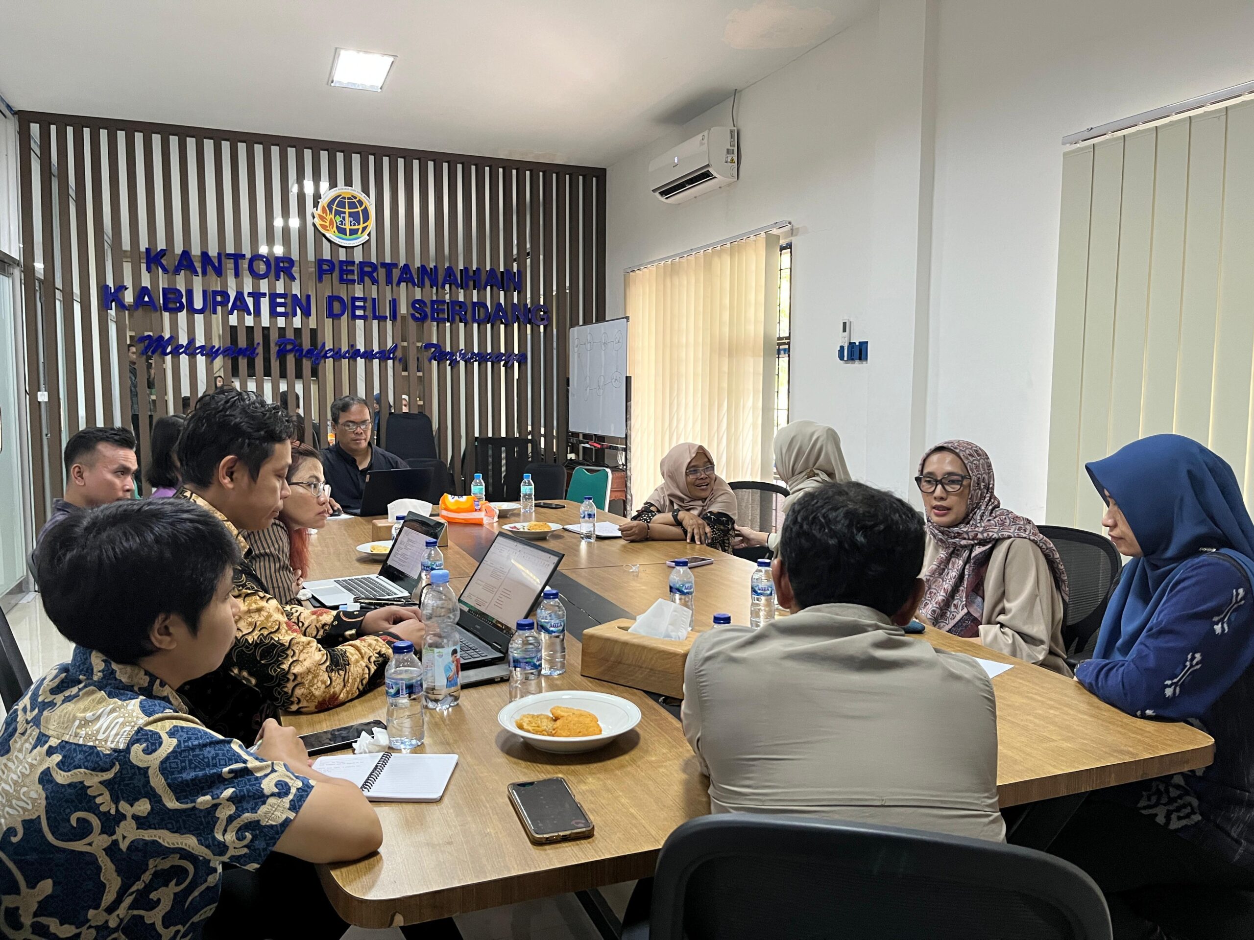 Kantah Deli Serdang Terima Kunjungan STPN untuk Inventarisasi Data ILASPP World Bank
