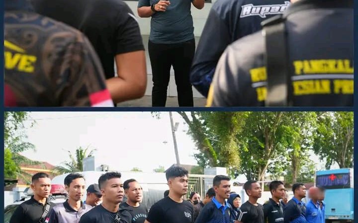 Gotong Royong Serentak di Babalan, Rutan Pangkalan Brandan Pegang Peranannya