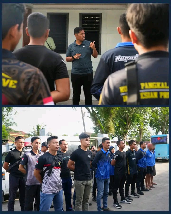 Gotong Royong Serentak di Babalan, Rutan Pangkalan Brandan Pegang Peranannya