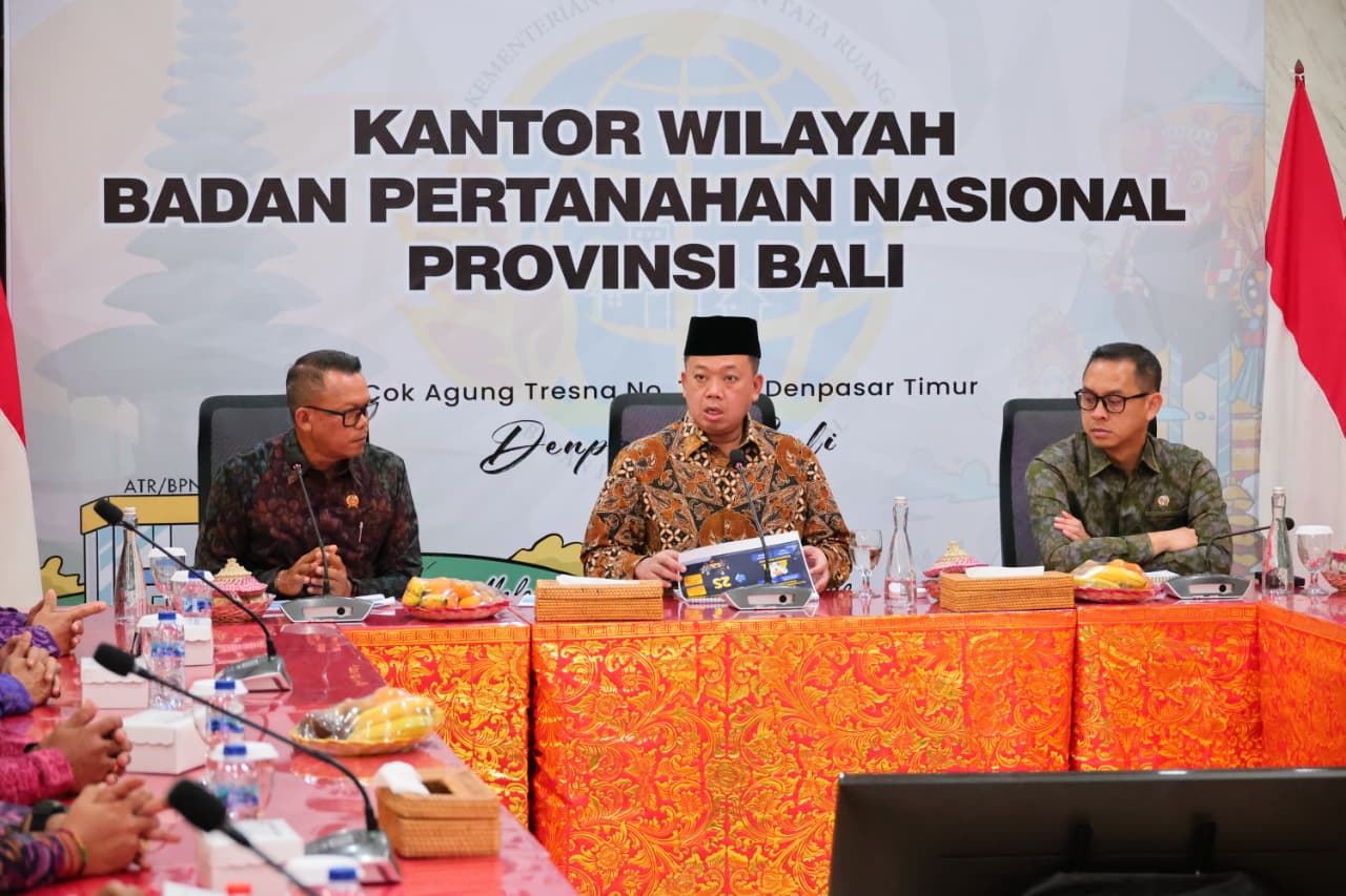 Pesan Menteri Nusron kepada Jajaran di Bali: Transformasi Layanan Pertanahan Harus Sejalan dengan Perubahan Perilaku Masyarakat