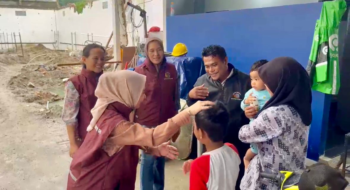Kantor Pertanahan Deli Serdang Salurkan Bantuan untuk Satpam Terdampak Banjir