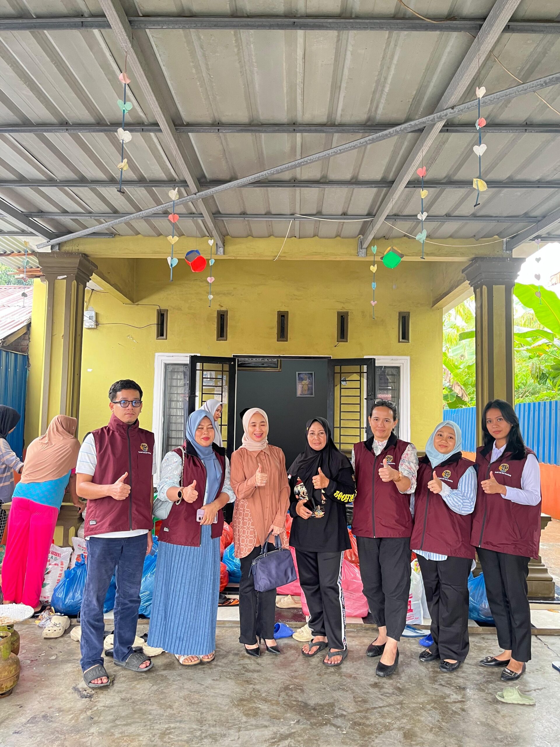 Kantor Pertanahan Deli Serdang Salurkan Bantuan untuk Warga Terdampak Banjir di Kelurahan Syahmad