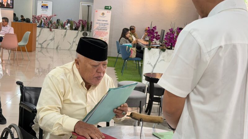 Pengambilan Sumpah Sertipikat Hilang: Kesatria Tarigan SH, M.Hum