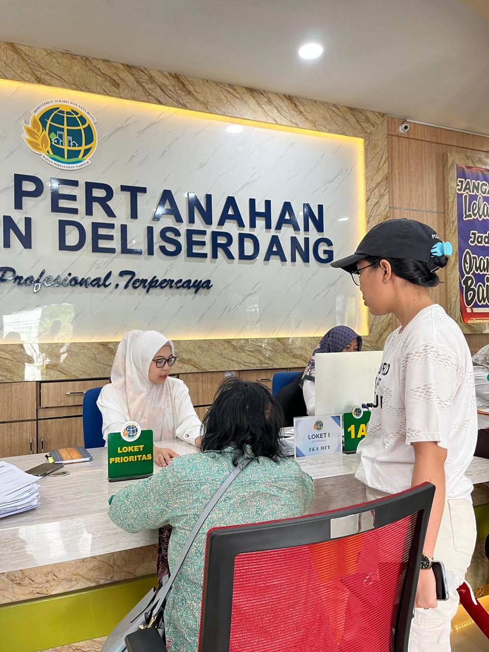 Kantor Pertanahan Deli Serdang Sediakan Layanan Prioritas Tanpa Antrian untuk Lansia, Disabilitas, dan Ibu Hamil