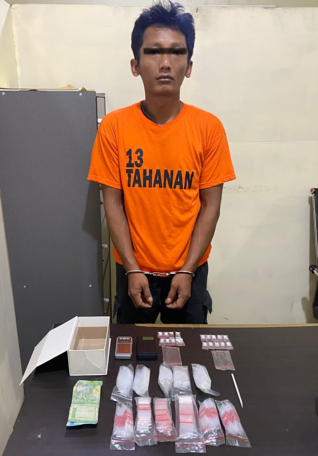 Edarkan Narkoba di Kampung Sendiri, Bandarnya Ditangkap Tanpa Perlawanan