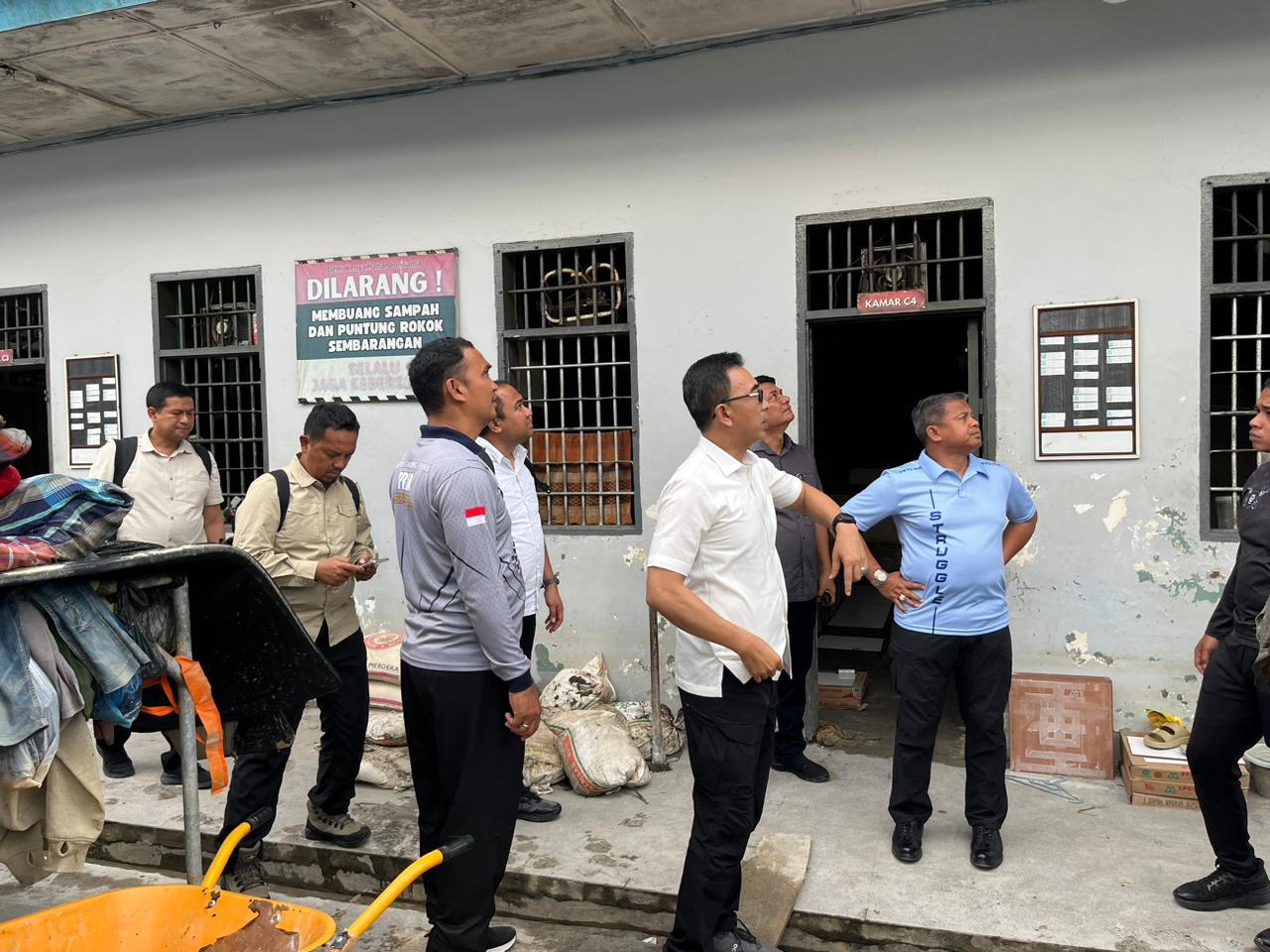 Ses Ditjenpas Kunjungi Rutan Tanjung Pura, Pastikan Pemulihan dan Layanan Pasca Banjir