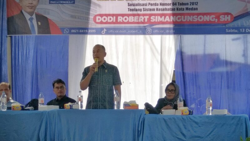 Perjuangkan Akses Kesehatan Warga, Dodi Simangunsong Dorong Peningkatan Layanan Medis di Medan