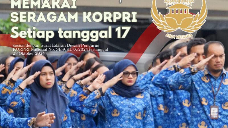 Kantor Pertanahan Kota Medan Teguhkan Komitmen ASN Lewat Pemakaian Seragam KORPRI