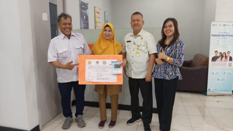 Pengadaan Tanah Tanggul Hulu Sungai Batu Gingging, Kantor Pertanahan Deli Serdang Salurkan Ganti Kerugian