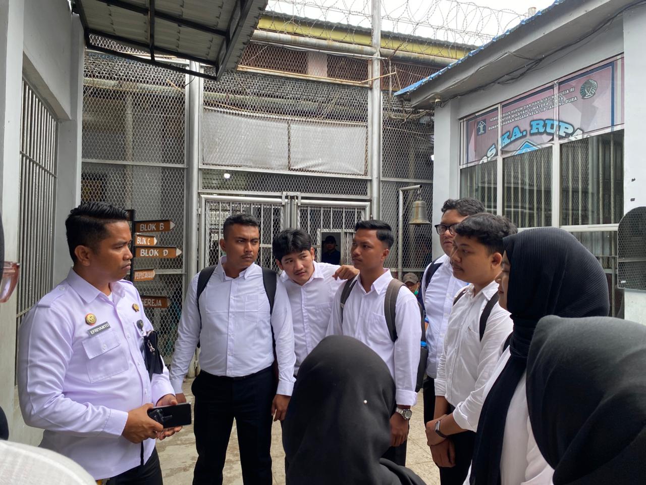 Rutan Tanjung Pura Kenalkan Lingkungan Kepada Peserta Magang HUB Kemnaker Batch III