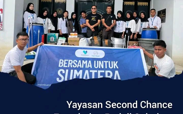 Yayasan Second Chance Foundation Peduli Salurkan Bantuan Pasca Banjir Ke Lapas Pemuda Langkat